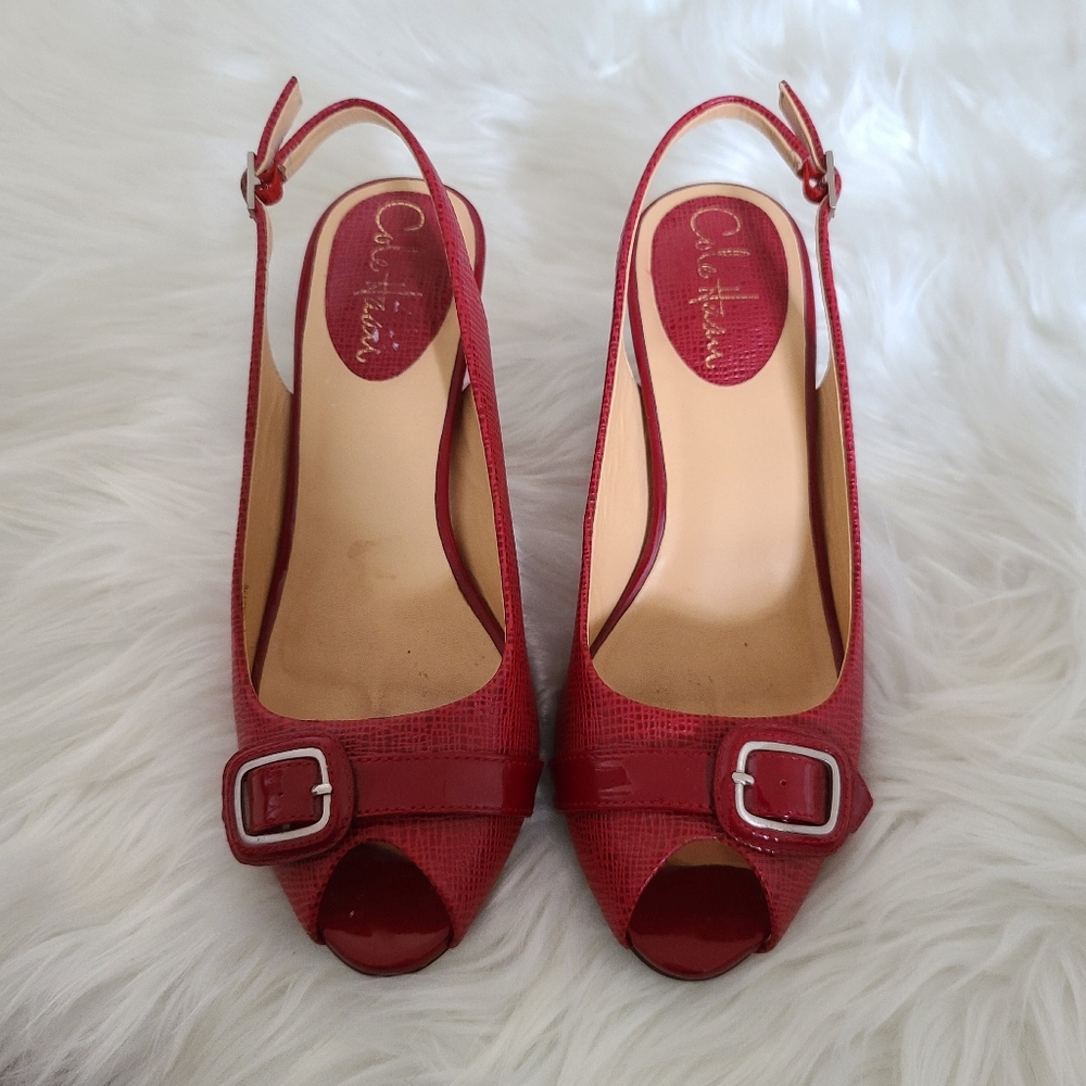 Cole haan buckle heels